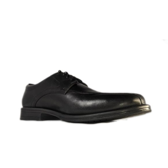 Spark Royal laces Black Leather Man Dress Shoes. - Picture 6 of 11